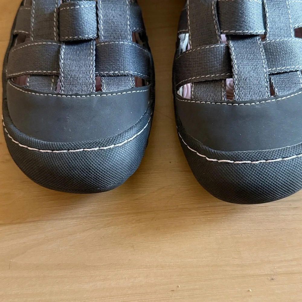 JBU BY JAMBU OLYMPIA WOMEN SANDALS WATER READY GREY SIZE 9 BEACH OUTDOORS SLIPON